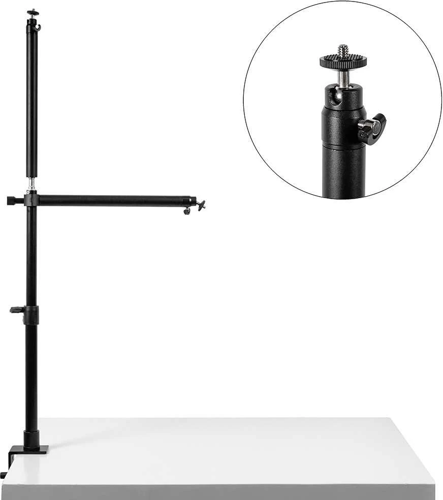 Stovas - MITOYA MTY85 16mm Galva 1/4'' Sriegis Reguliuojamas Aukštis 30-52cm
