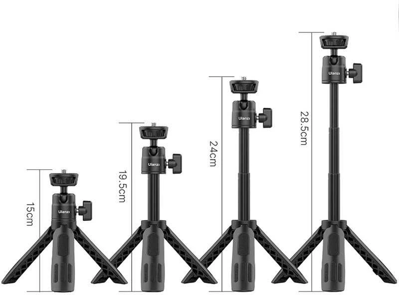 Stovas - ULANZI M12 2-in-1 Kompaktiška Selfie Lazda 28.5cm Aukštis 500g Apkrova