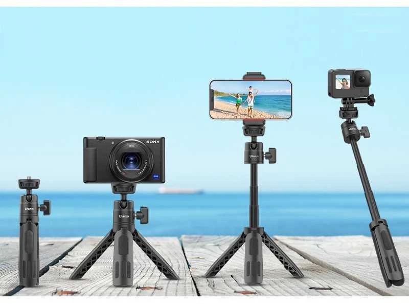 Stovas - ULANZI M12 2-in-1 Kompaktiška Selfie Lazda 28.5cm Aukštis 500g Apkrova