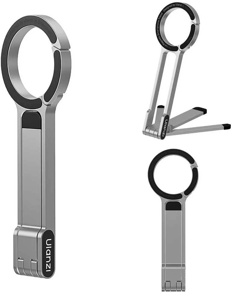 Stovas - Ulanzi MA30 Mini MagSafe Stovas iPhone'ui Aliuminis Sidabrinis