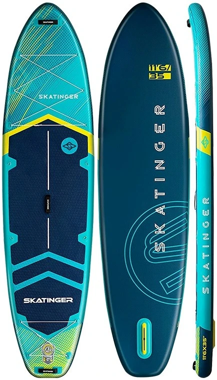 Skatinger Deska SUP Prana light bule 350 x 89 x 15 cm Yoga
