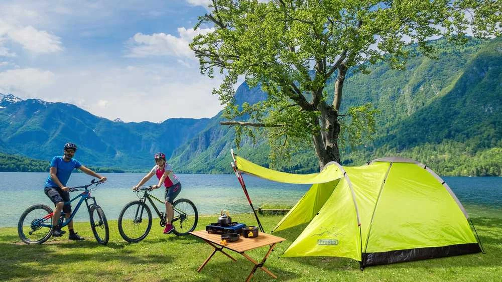 „Promis“ turistinė stovyklavimo palapinė 2 x 2 m su „Alpenair Pro“ tinkleliu nuo uodų