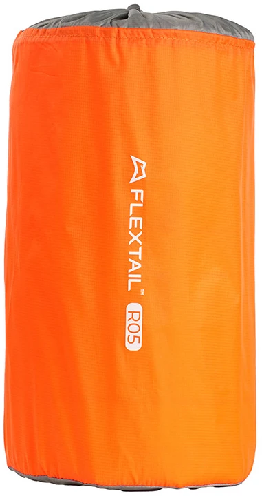Stovyklavimo Čiužinys - Flextail Tiny Sleeping Pad R05-O AVS 6.0 Insulation Oranžinis