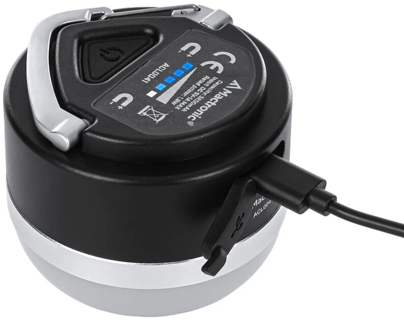Stovyklavimo Lempa - Mactronic Beambox ACL0041, 160 Liumenų, Bluetooth Garsiakalbis, Atsparus Vandeniui