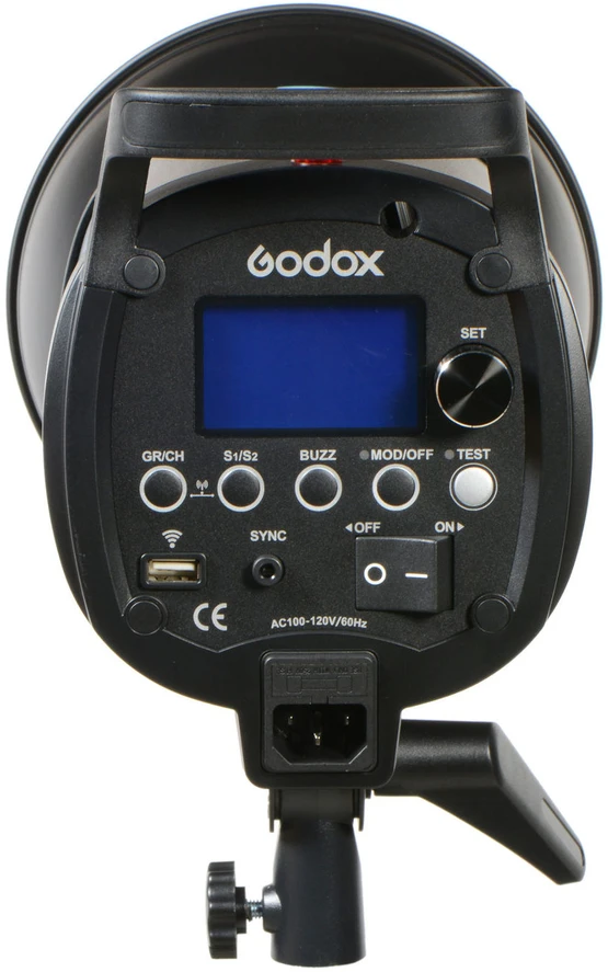 „Godox QS400II Studio Flash“.