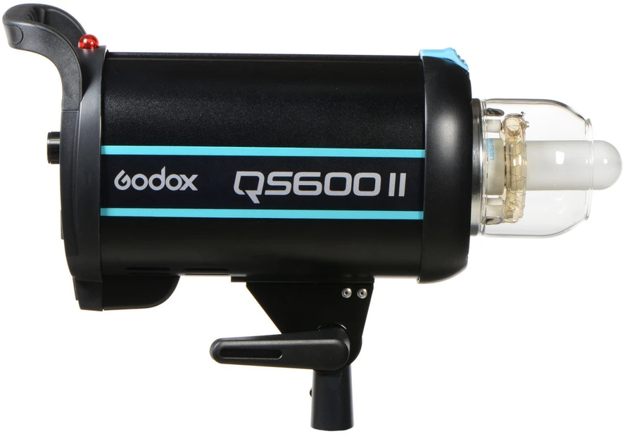 Studijinė blykstė - Godox QS600II 600 Ws 150 W modeliavimo lempa, Bowens jungtis, 2,4G belaidė X sistema, 5 600 K