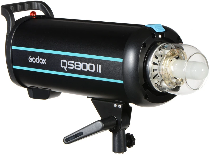 Studijinė blykstė - Godox QS800II 800 Ws „Bowens“ 150 W modeliavimo lempa 2,4G belaidė X