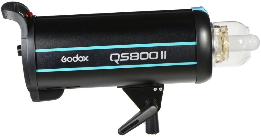 Studijinė blykstė - Godox QS800II 800 Ws „Bowens“ 150 W modeliavimo lempa 2,4G belaidė X