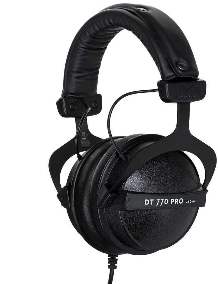 Studijinės ausinės Beyerdynamic DT 770 PRO, 32 omų, Juodos