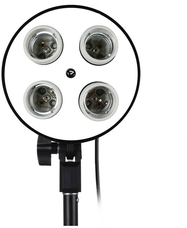Studijos komplektas Puluz softbox 50x70cm, trikojis, LED lemputė 4 vnt PU5071EU
