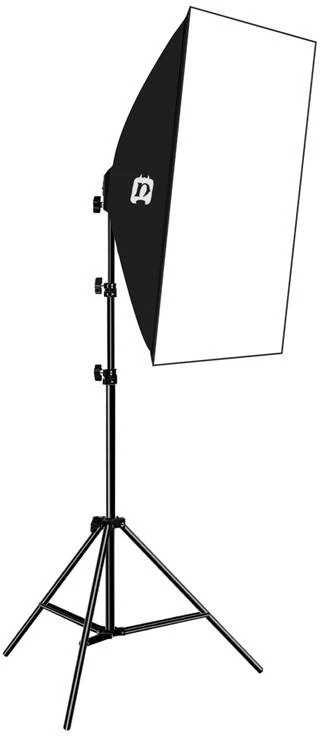 Studijos komplektas 50 x 70 cm su trikoju, 4 LED lemputės Puluz softbox