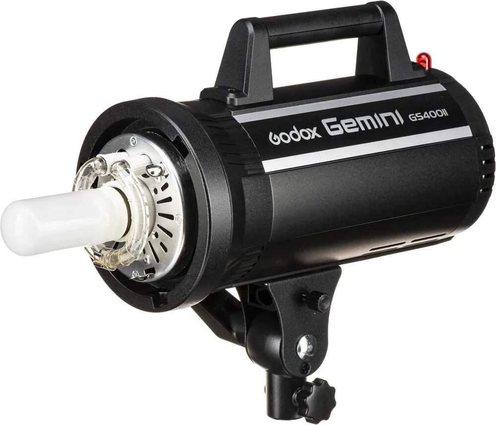 Studijos apšvietimo rinkinys - Godox GS400II 400Ws blykstės įrenginiai su minkštais dėžėmis ir nuotolinio valdymo pultu