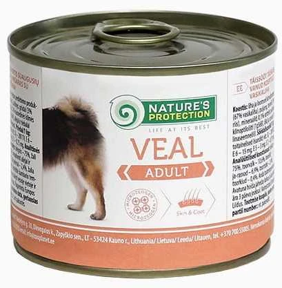 Natures Protection Lovely Hunter NP Dog Adult Light kalakutiena&ėriena 200g konservuotas pašaras šunims