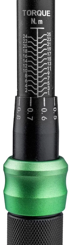 Klucz dynamometryczny 1/4" 1-25 Nm WUBER
