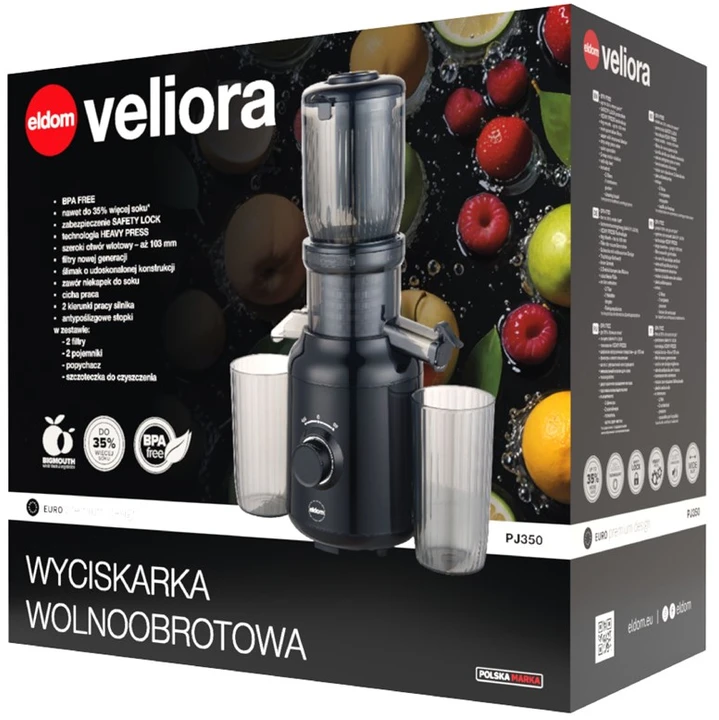 ELDOM PJ350 SLOW JUICER 250W