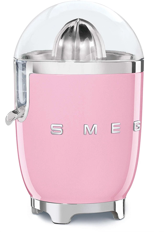 Sulčiaspaudė - SMEG CJF11PKEU 70W Elektrinė Citrinų Sulčiaspaudė Su Antikondensaciniu Snapeliu Rožinė