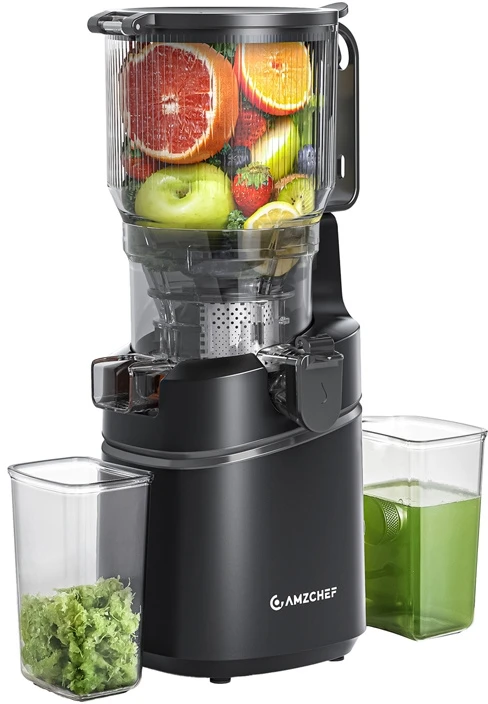 Sulčiaspaudė AMZCHEF SJ-036CBK Slow Juicer (Juodas)