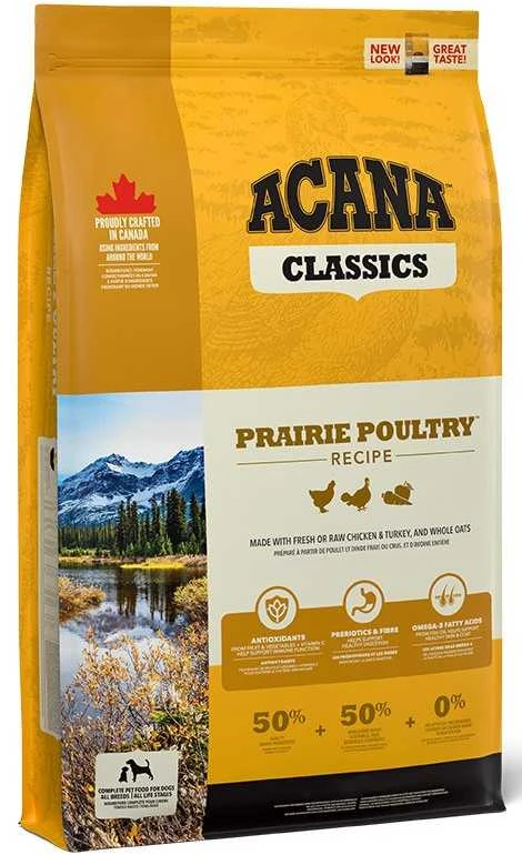 Sausas Šunų Maistas - ACANA Classics Prairie Paukštiena 14,5kg Suaugusiems Su Vištiena