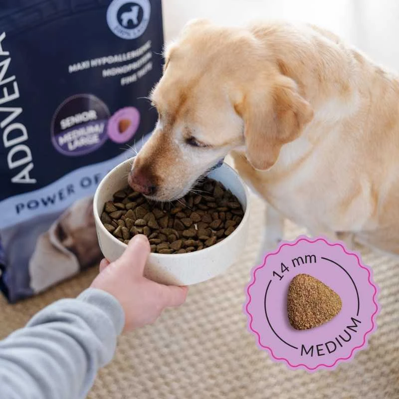 Šunų maistas - ADDVENA Power of Nature Senior Medium/Large ėriena 10kg