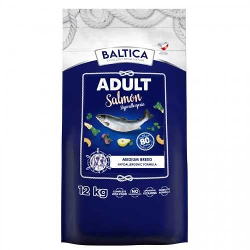 BALTICA Excellent Hypoallergenic Adult Medium breeds lašiša – sausas Maistas šunims – 12kg