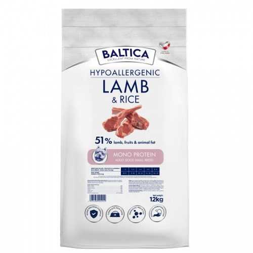 BALTICA Nutraceutic Hypoallergenic S ėriena with ryžiai – sausas Maistas šunims – 12kg