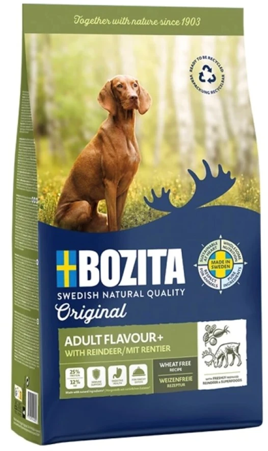 Triton BOZITA Original Adult Flavour+ elniena - sausas šunų ėdalas - 12 kg