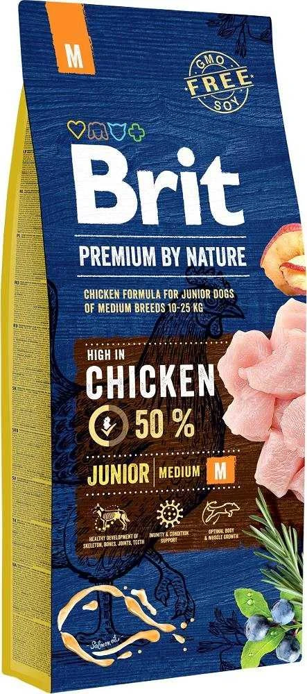BRIT PREMIUM Dog by Nature Junior M 15kg