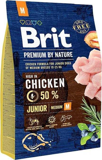 BRIT PREMIUM Dog by Nature Junior M 3kg