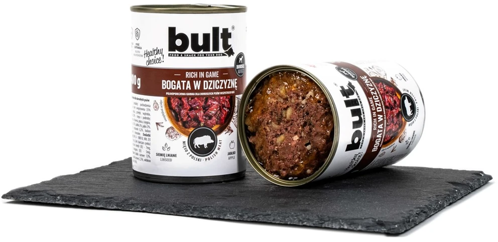 BULT Šlapias šunų ėdalas su žvėriena, 800g