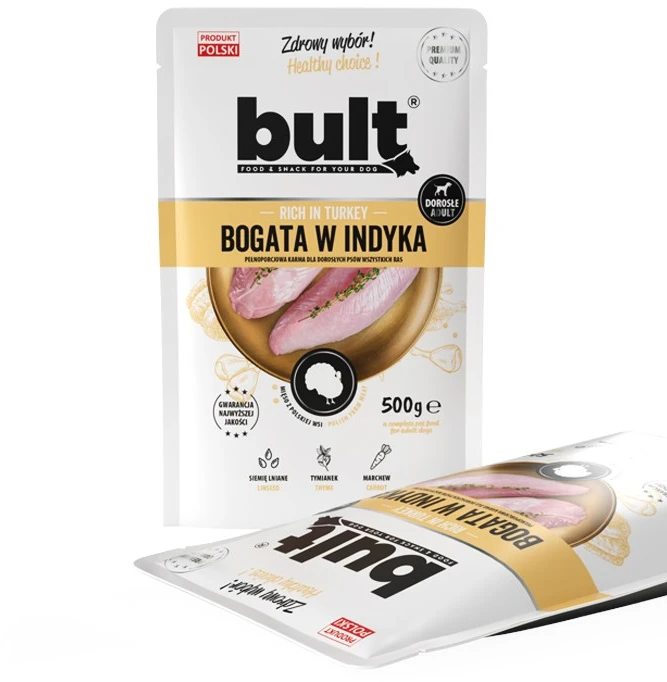 BULT Rich in kalakutiena - wet dog food - 500g