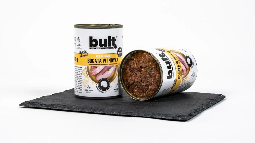 BULT Rich in kalakutiena - Wet dog food - 800g