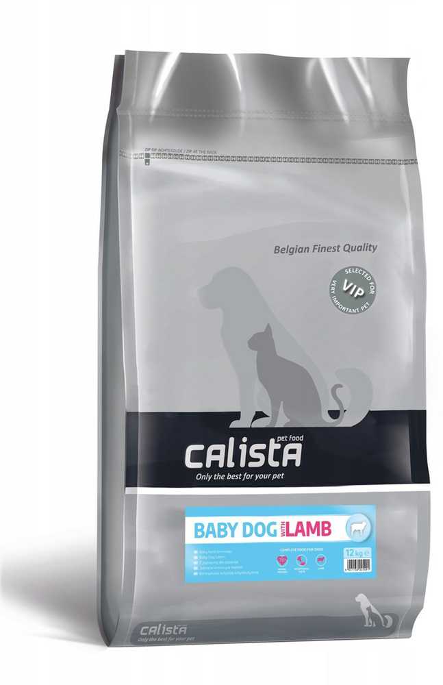 Šunų Maistas - Calista Baby Dog ėriena 12 Kg
