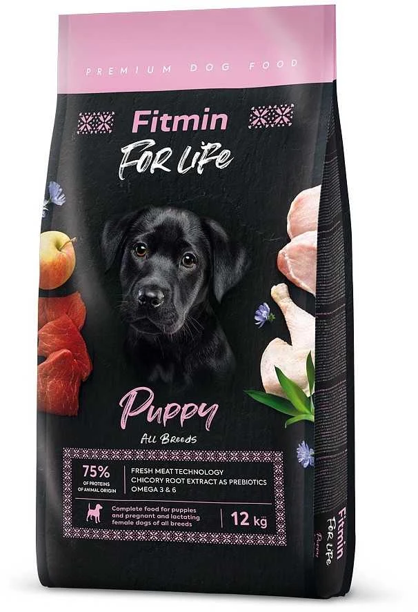 FITMIN For Life Puppy - sausas šunų maistas - 12 kg
