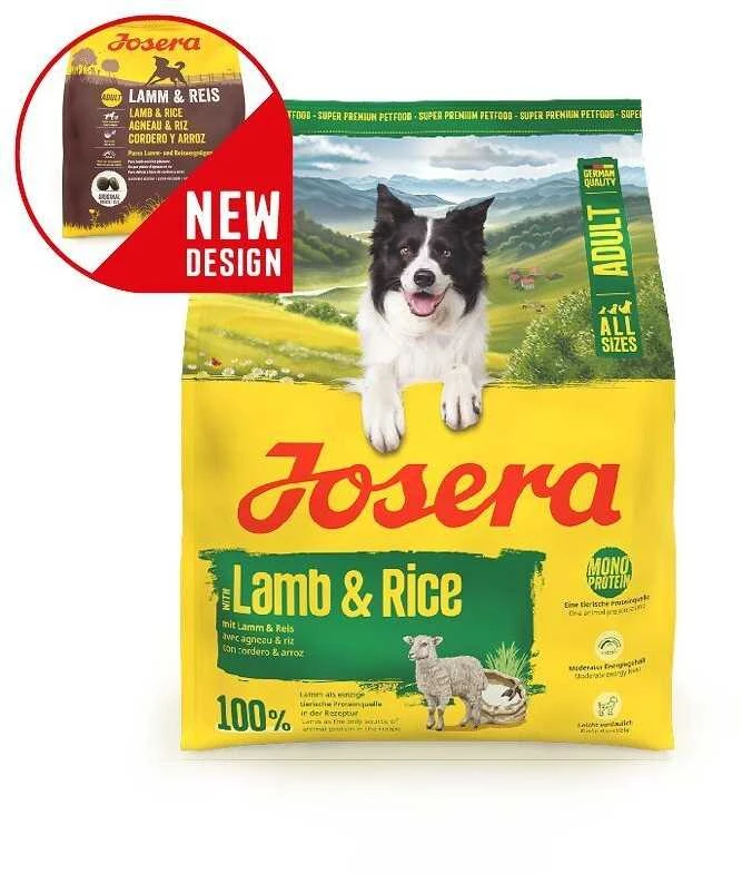 Šunų Maistas - JOSERA Suaugusiųjų Aviena ir Ryžiai 900g Be Glitimo