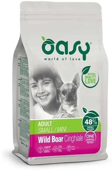 Šunų maistas - Oasy One Animal Protein Adult Small/Mini šerniena 2.5kg