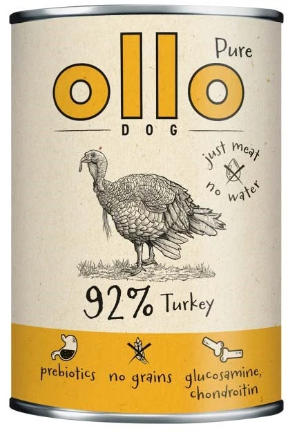 OLLO Pure kalakutiena - wet dog food - 850g
