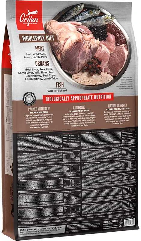 ORIJEN Dog Regional Raudona 11,4kg