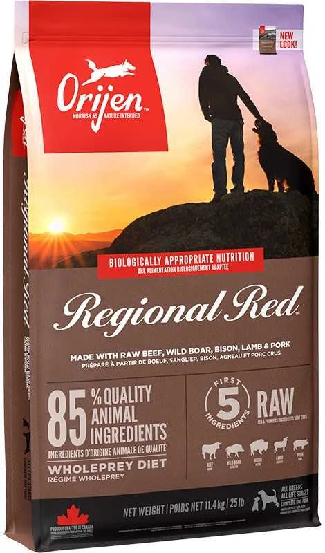 ORIJEN Dog Regional Raudona 11,4kg