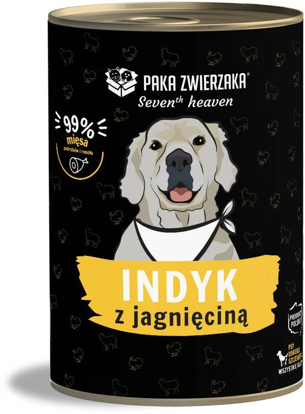 PAKA ZWIERZAKA Seventh Heaven kalakutiena su ėriena - wet dog food - 400g