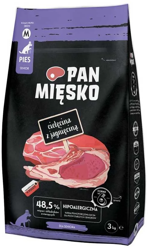 Nezatříděno Šunų Maistas - PAN MIĘSKO Veršiena su Aviena M 3kg Be Glitimo