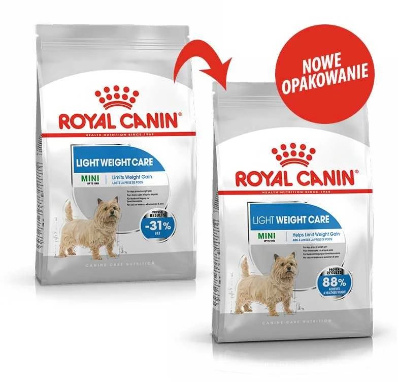 Royal Canin Mini Light Weight Care sausas maistas suaugusiems šunims, mažoms veislems su tendencją antsvoriui 3kg