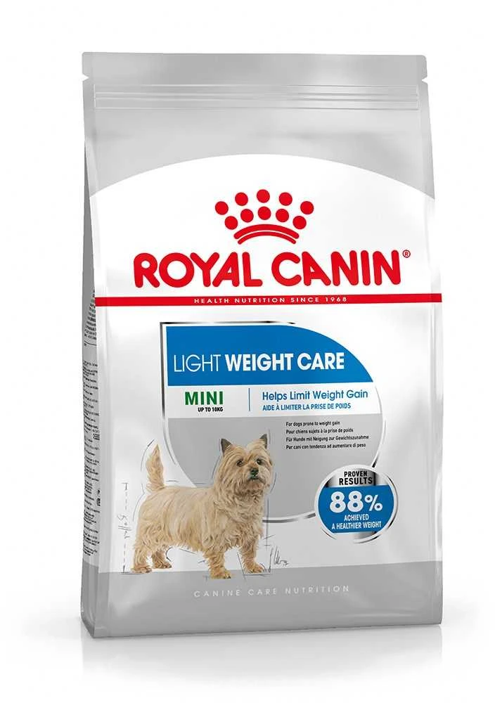Royal Canin Mini Light Weight Care sausas maistas suaugusiems šunims, mažoms veislems su tendencją antsvoriui 3kg