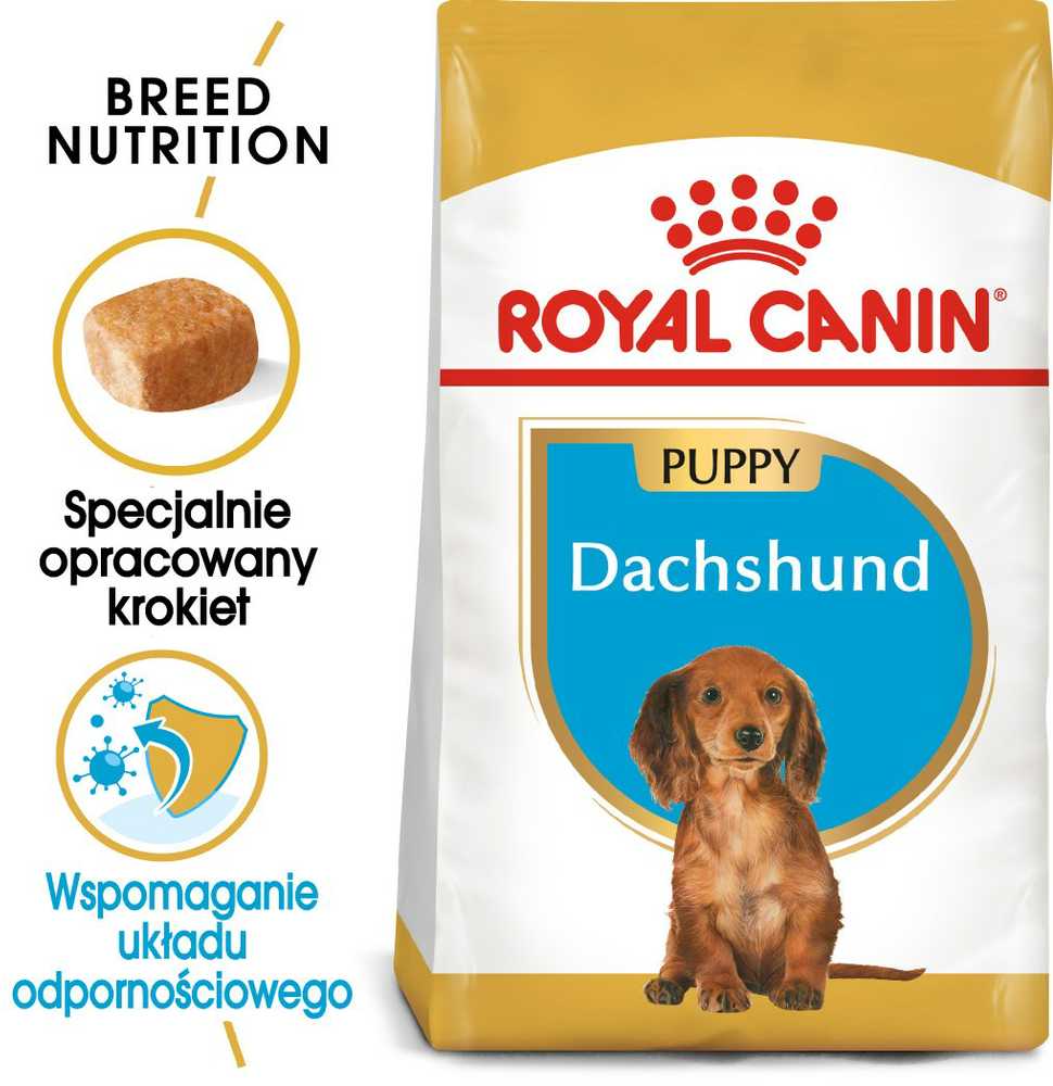 ROYAL CANIN Dachshund junior 1.5kg, taksų veislės jaunų šunų sausas pašaras