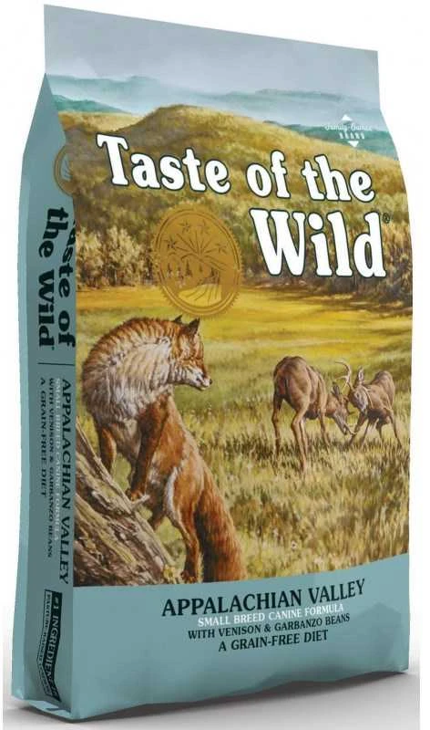 Taste of the Wild Laukinio šuns skonis Apalačų slėnio maža veislė 12,2kg