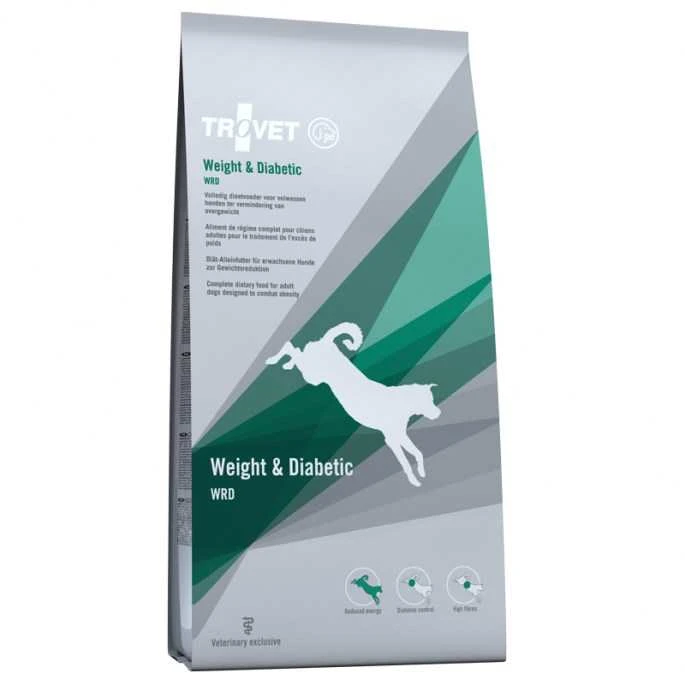 Šunų Maistas - TROVET Weight & Diabetic WRD Vištiena 12.5kg