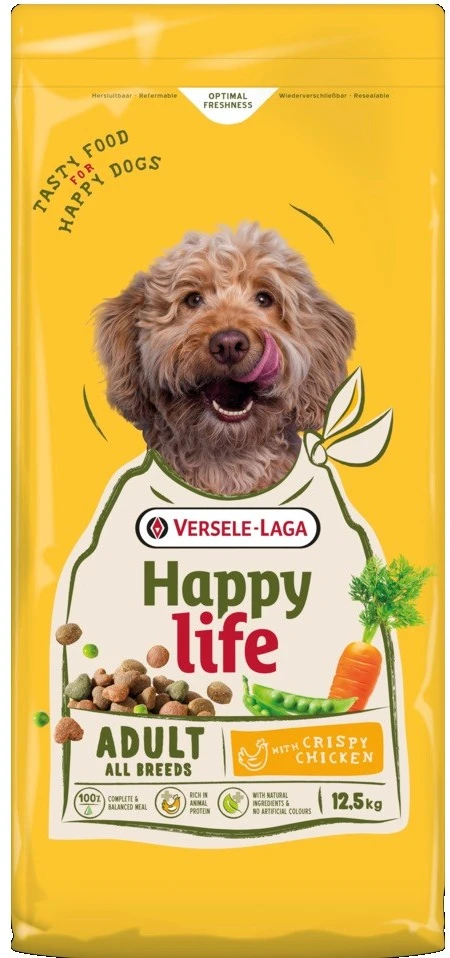 VERSELE-LAGA Happy life vištiena – sausas Maistas šunims – 12,5kg