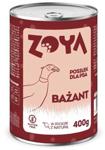 ZOYA fazanas – drėgnas ėdalas šunims – 400g