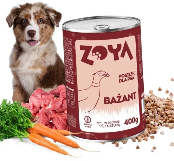 ZOYA fazanas – drėgnas ėdalas šunims – 400g