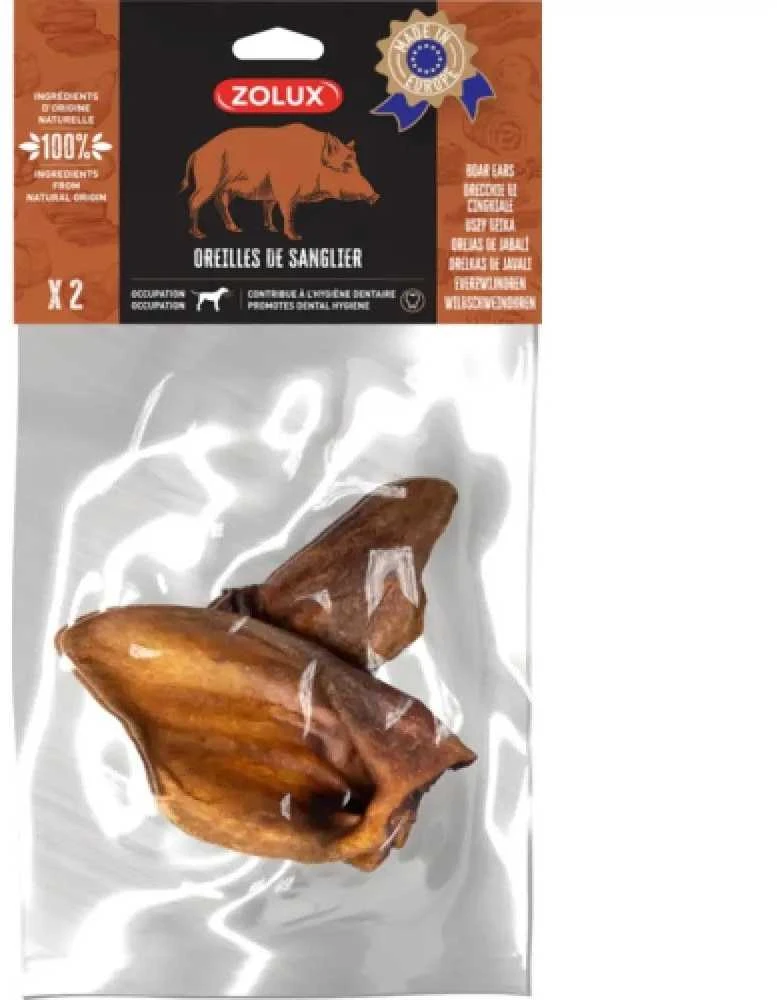 Šunų skanėstas - ZOLUX Šerno Ausies Natūralus Kramtomasis Skanėstas, 104g