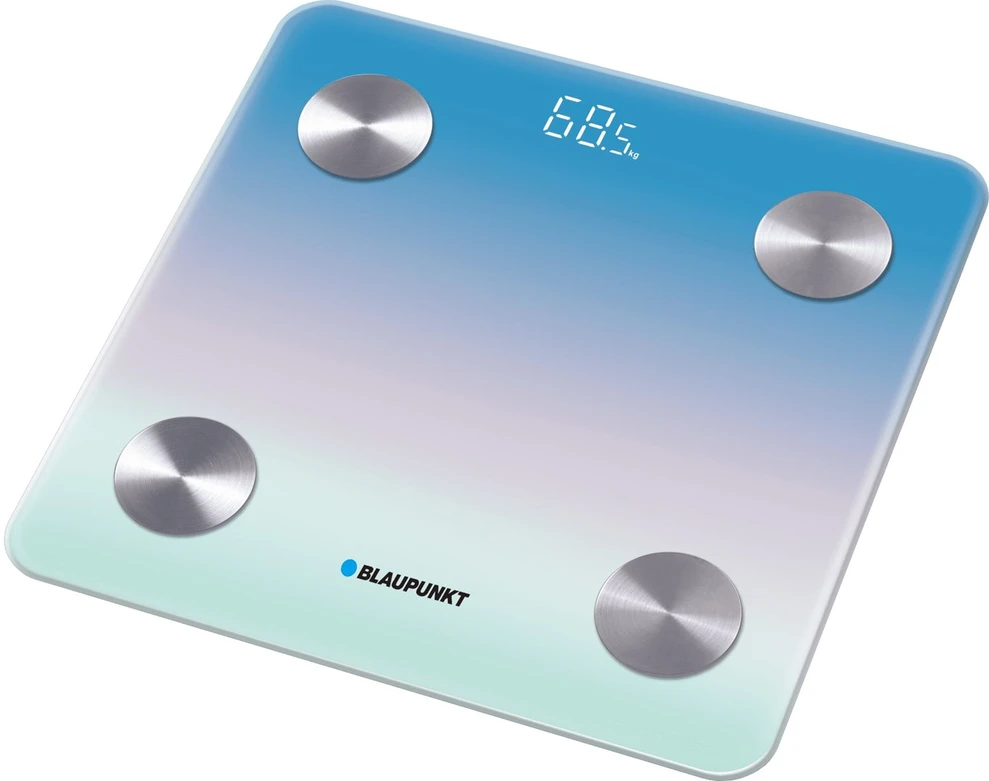 Virtuvinės svarstyklės Asmeninės vonios svarstyklės su Bluetooth Blaupunkt BSM601BT